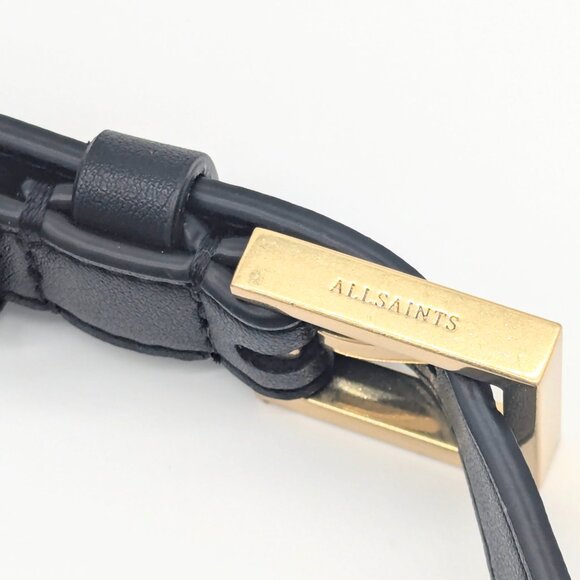 All Saints Harley Eel Embossed Leather Crossbody - Picture 6 of 10